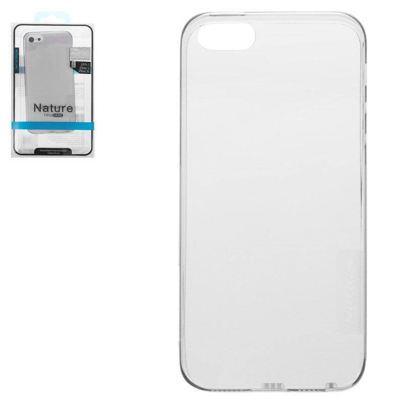 Чохол Nillkin Nature TPU Case для iPhone 5S, iPhone 5SE, сірий, прозорий, Ultra Slim, силікон, #6902048116931, Серый
Чохол Nillkin Nature TPU Case для iPhone 5S, iPhone 5SE, сірий, прозорий, Ultra Slim, силікон, #6902048116931, Серый