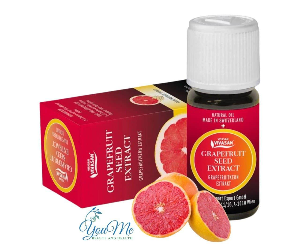 Экстракт грейпфрутовые косточки Grapefruit seed ЭКГ «Вивасан» (растительный антибиотик, Швейцария, 30 мл)
Экстракт грейпфрутовые косточки Grapefruit seed ЭКГ «Вивасан» (растительный антибиотик, Швейцария, 30 мл)