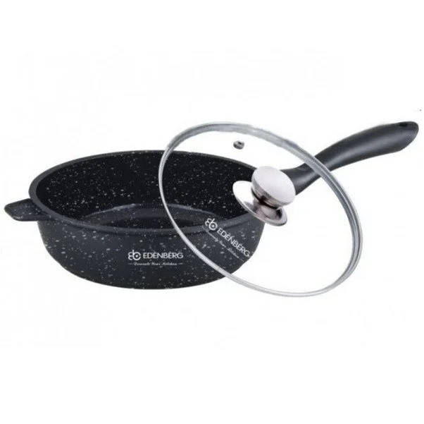 Сковорода глубокая 28 см / 3.3 л мраморное антипригарное покрытие Edenberg из литого алюминия
Сковорода глубокая 28 см / 3.3 л мраморное антипригарное покрытие Edenberg из литого алюминия