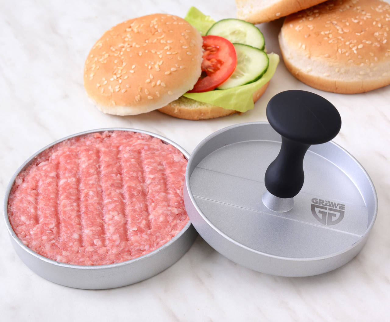 Пресс для котлет и гамбургеров GRÄWE Ø 12 см с удобной ручкой включая 50 листов бумаги
Пресс для котлет и гамбургеров GRÄWE Ø 12 см с удобной ручкой включая 50 листов бумаги