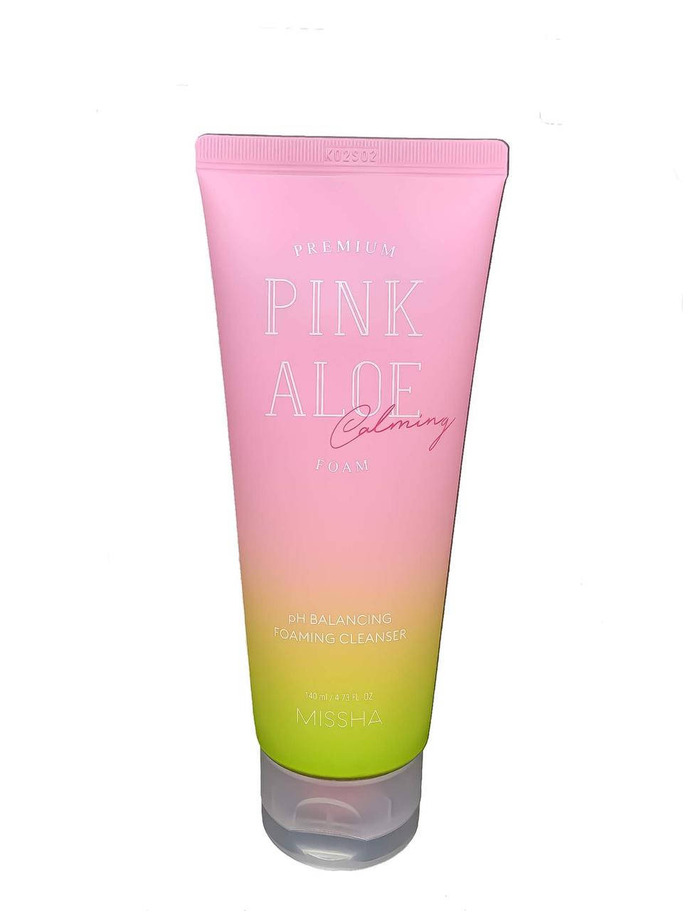 Слабокислотная пенка для умывания Missha Premium Pink Aloe PH Balancing Foaming Cleanser
Слабокислотная пенка для умывания Missha Premium Pink Aloe PH Balancing Foaming Cleanser