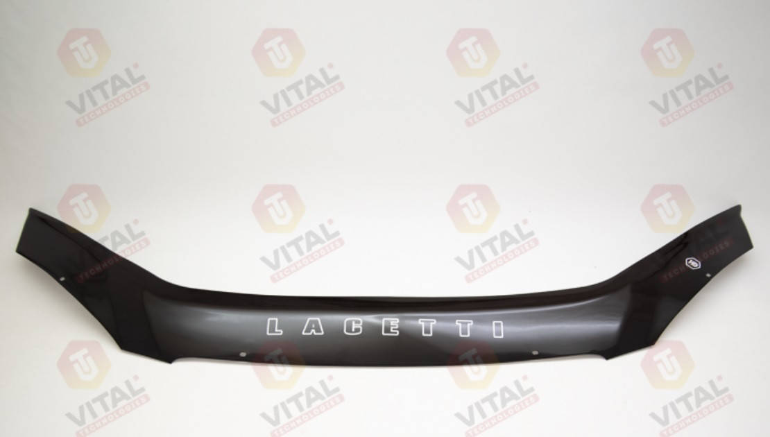 Дефлектор капота VT52 (мухобойка) Chevrolet Lacetti 2003- hatchback, Vip Tuning, CH06
Дефлектор капота VT52 (мухобойка) Chevrolet Lacetti 2003- hatchback, Vip Tuning, CH06