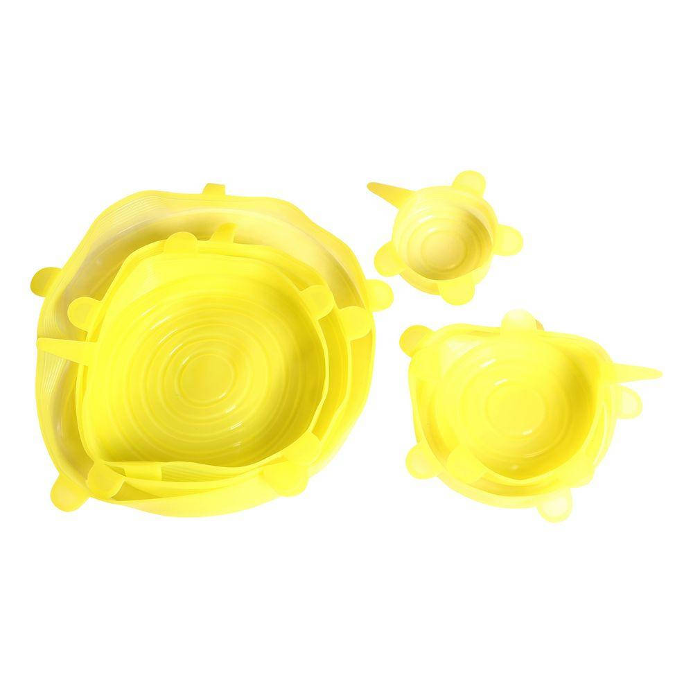 Кришки силіконові універсальні 6 шт 6 розмірів 
Кришки силіконові універсальні 6 шт 6 розмірів