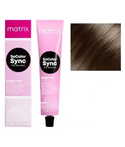 Крем-краска для волос без аммиака Matrix SoColor Sync 5N Светлый шатен натуральный 90 мл
Крем-краска для волос без аммиака Matrix SoColor Sync 5N Светлый шатен натуральный 90 мл