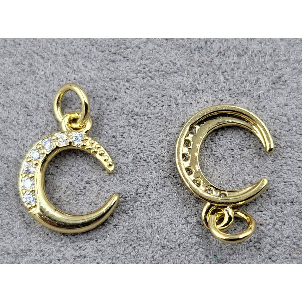 Подвеска Луна 11*14 мм цвет лимонное золото гипоаллергенный сплав 
Подвеска Луна 11*14 мм цвет лимонное золото гипоаллергенный сплав