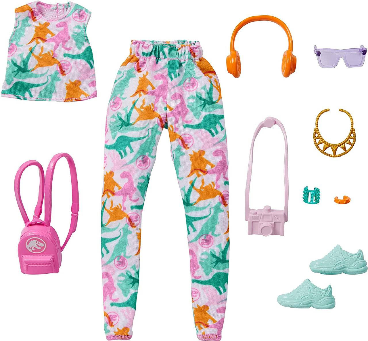Одежда для кукол Барби Barbie Fashions Pack Patterned Top & Joggers with Dinosaurs Inspired by Jurassic World
Одежда для кукол Барби Barbie Fashions Pack Patterned Top & Joggers with Dinosaurs Inspired by Jurassic World