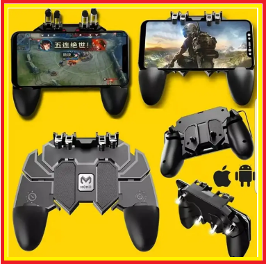 Игровой геймпад триггер для PUBG MOBILE для телефона AK-66,мобильный игровой джойстик,приставка для игры Pubg, Черный
Игровой геймпад триггер для PUBG MOBILE для телефона AK-66,мобильный игровой джойстик,приставка для игры Pubg, Черный