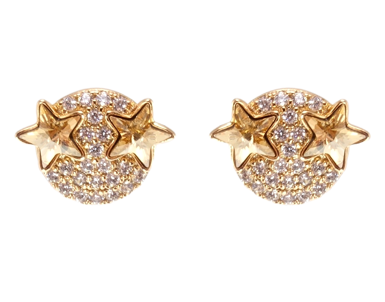 Серьги Xuping Позолота 18K с кр-ми Swarovski гвоздики (пусеты) "Звезды кристаллы Golden Shadow"
Серьги Xuping Позолота 18K с кр-ми Swarovski гвоздики (пусеты) "Звезды кристаллы Golden Shadow"
