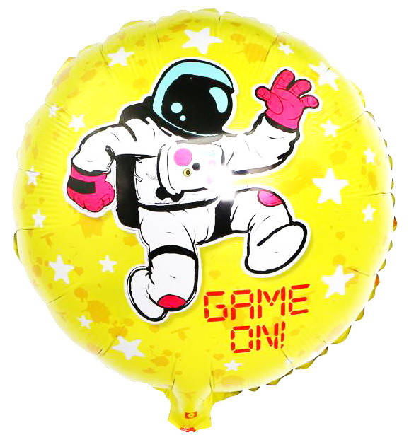 Фольговані кулі коло "Космонавт на жёлтом". Диаметр:18"(45 см), Желтый
Фольговані кулі коло "Космонавт на жёлтом". Диаметр:18"(45 см), Желтый