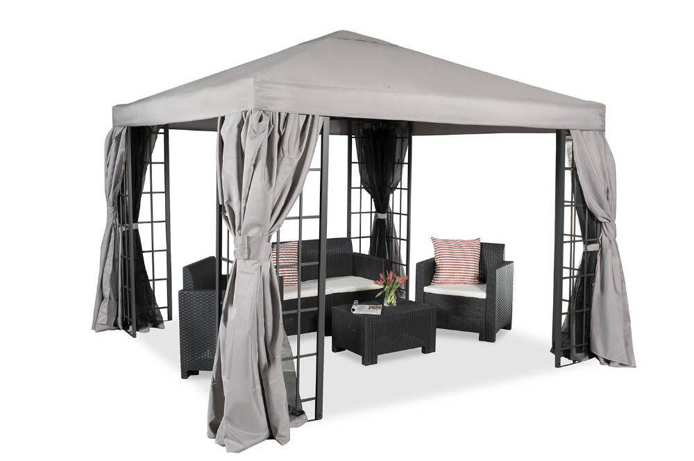 Садовый павильон Rodos 3 x 3 м с москитной сеткой серый Польша
Садовый павильон Rodos 3 x 3 м с москитной сеткой серый Польша