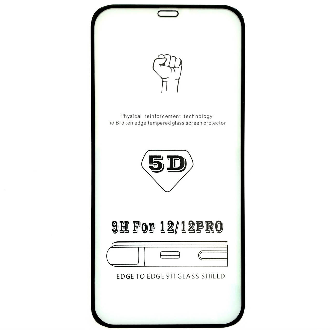 Защитное стекло 5D для Apple iPhone 12 / 12 Pro черное на весь экран (стекло 5д на айфон 12 / 12 про ), Черный
Защитное стекло 5D для Apple iPhone 12 / 12 Pro черное на весь экран (стекло 5д на айфон 12 / 12 про ), Черный