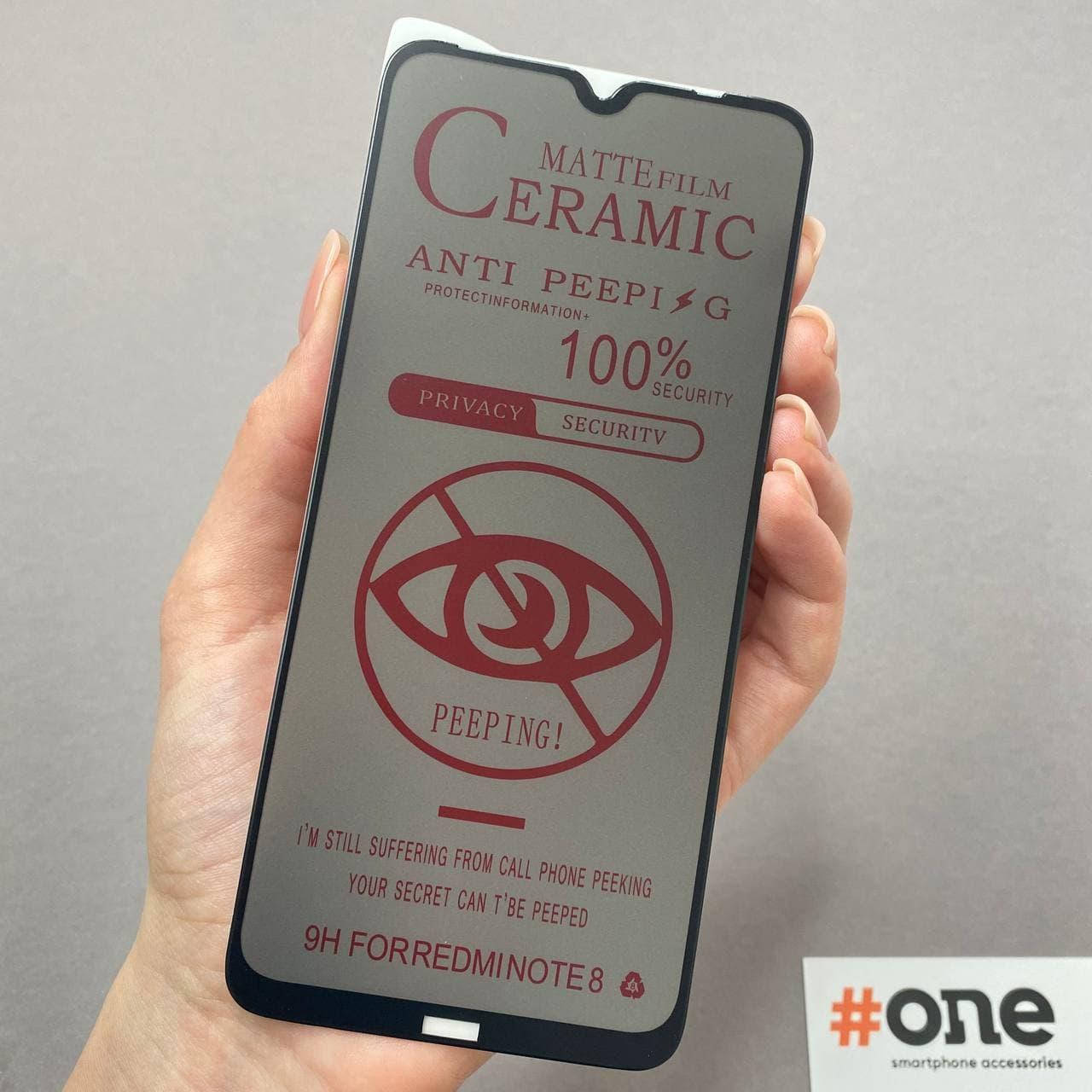 Защитная пленка для Xiaomi Redmi Note 8 приватная антишпион матовая пленка на телефон сяоми нот 8 черная K6Y, Черный
Защитная пленка для Xiaomi Redmi Note 8 приватная антишпион матовая пленка на телефон сяоми нот 8 черная K6Y, Черный