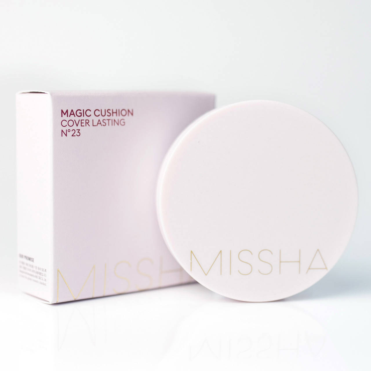 ВВ-кушон матирующий Натуральный Беж Missha Magic Cushion Cover Lasting SPF50 PA+++ #23
ВВ-кушон матирующий Натуральный Беж Missha Magic Cushion Cover Lasting SPF50 PA+++ #23
