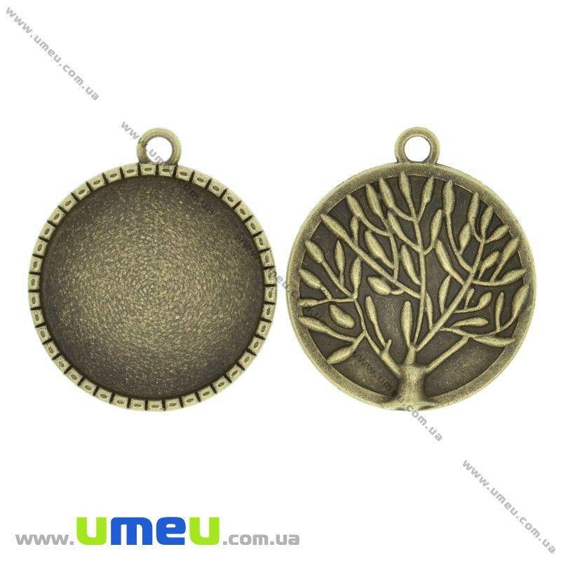 Основа круглая с деревом, 32х28 мм, 25 мм, Античная бронза, 1 шт (OSN-025827) 
Основа круглая с деревом, 32х28 мм, 25 мм, Античная бронза, 1 шт (OSN-025827)