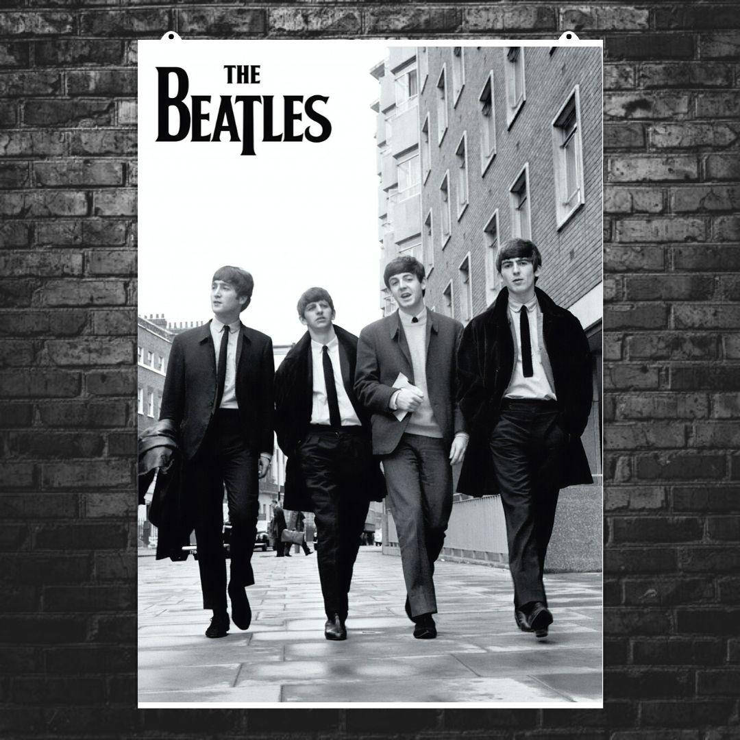 Постер "Beatles. Битлз идут по улице", чёрно-белое ретрофото. Размер 60x85см (A1). Глянцевая бумага
Постер "Beatles. Битлз идут по улице", чёрно-белое ретрофото. Размер 60x85см (A1). Глянцевая бумага
