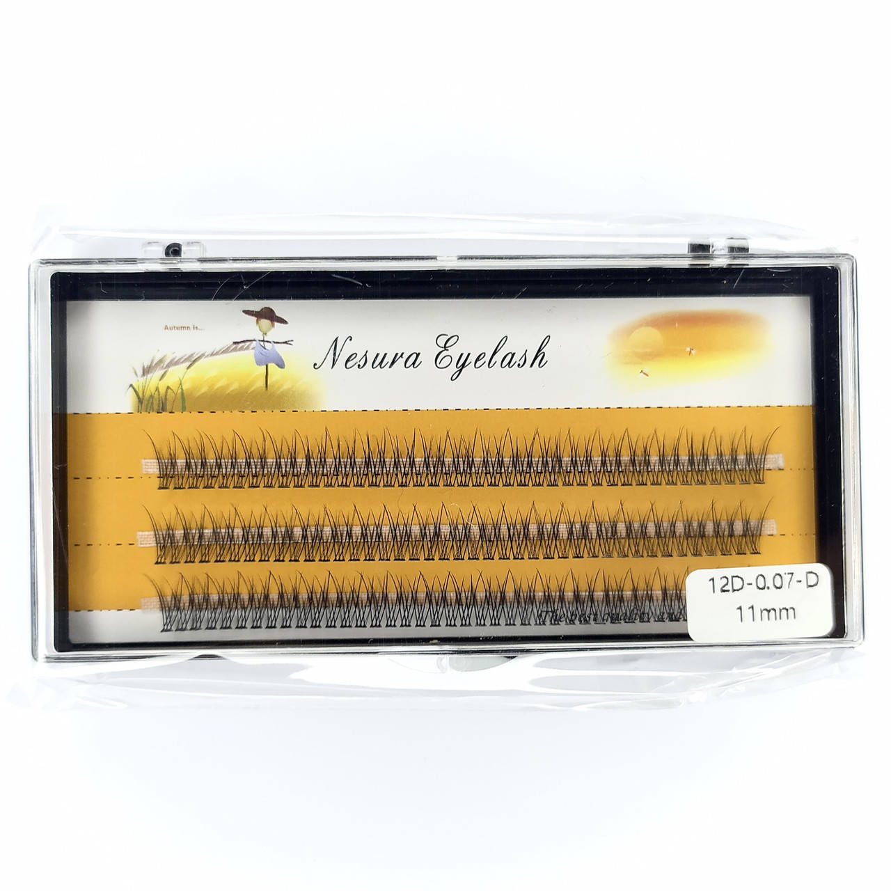 Ресницы Nesura Eyelash 12D Ласточкин хвост, 11 мм, изгиб D, 0,07, 120 пучков Несура рыбий хвост, Черный
Ресницы Nesura Eyelash 12D Ласточкин хвост, 11 мм, изгиб D, 0,07, 120 пучков Несура рыбий хвост, Черный