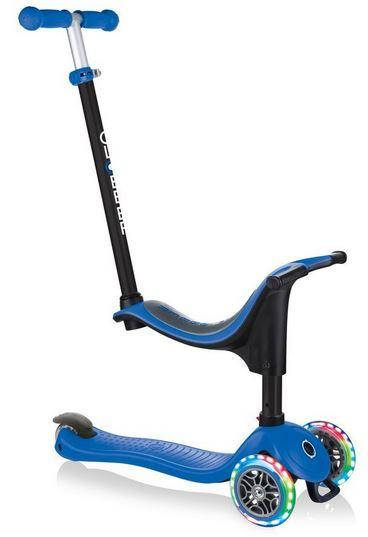 Самокат с сиденьем и родительской ручкой 4 в 1 Globber GO-UP Sporty Lights Navy Blue, Синий
Самокат с сиденьем и родительской ручкой 4 в 1 Globber GO-UP Sporty Lights Navy Blue, Синий