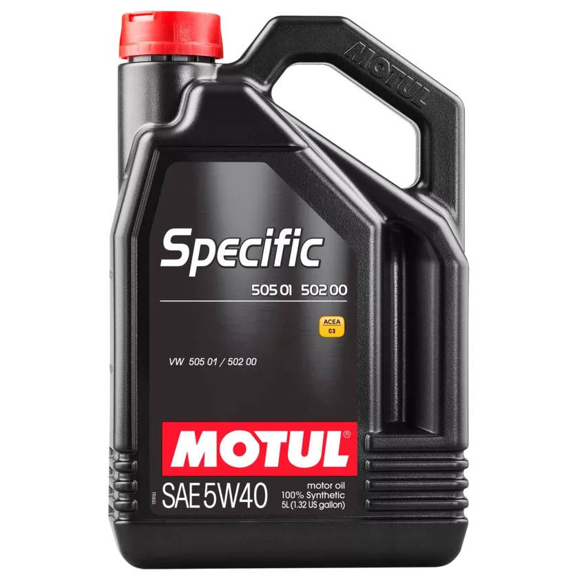 Масло моторное 100% синтетическое MOTUL Specific VW 505 01 / 502 00 / 505 00 SAE 5W40 5 л (101575/842451)
Масло моторное 100% синтетическое MOTUL Specific VW 505 01 / 502 00 / 505 00 SAE 5W40 5 л (101575/842451)