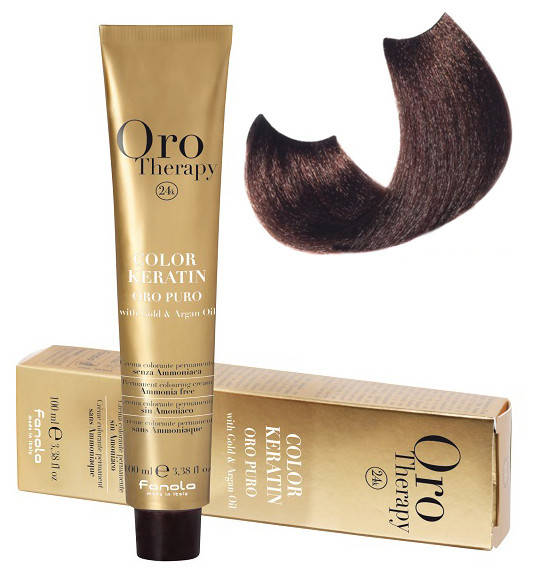 Безаммиачная крем-краска для волос Fanola Oro Therapy №5/14 Extra Bitter Chocolate 100 мл
Безаммиачная крем-краска для волос Fanola Oro Therapy №5/14 Extra Bitter Chocolate 100 мл