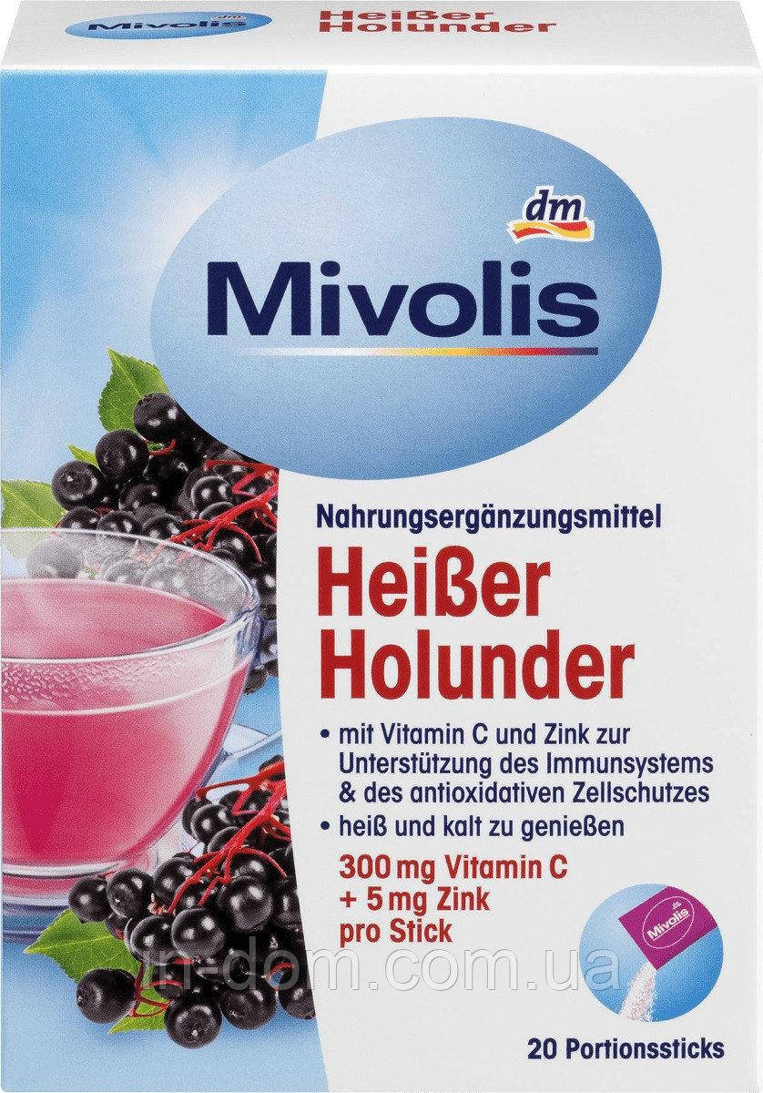 Mivolis Heißer Holunder Чай для профилактики простудных заболеваний с витамином C и цинком
Mivolis Heißer Holunder Чай для профилактики простудных заболеваний с витамином C и цинком