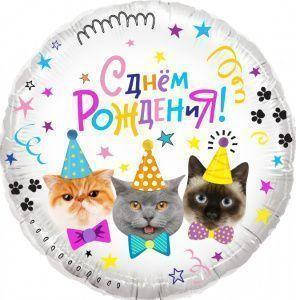 FL 18''/46 см Круг, Котики, С Днем Рождения!. Фольгированный шар праздничный - В УП, Разные цвета
FL 18''/46 см Круг, Котики, С Днем Рождения!. Фольгированный шар праздничный - В УП, Разные цвета