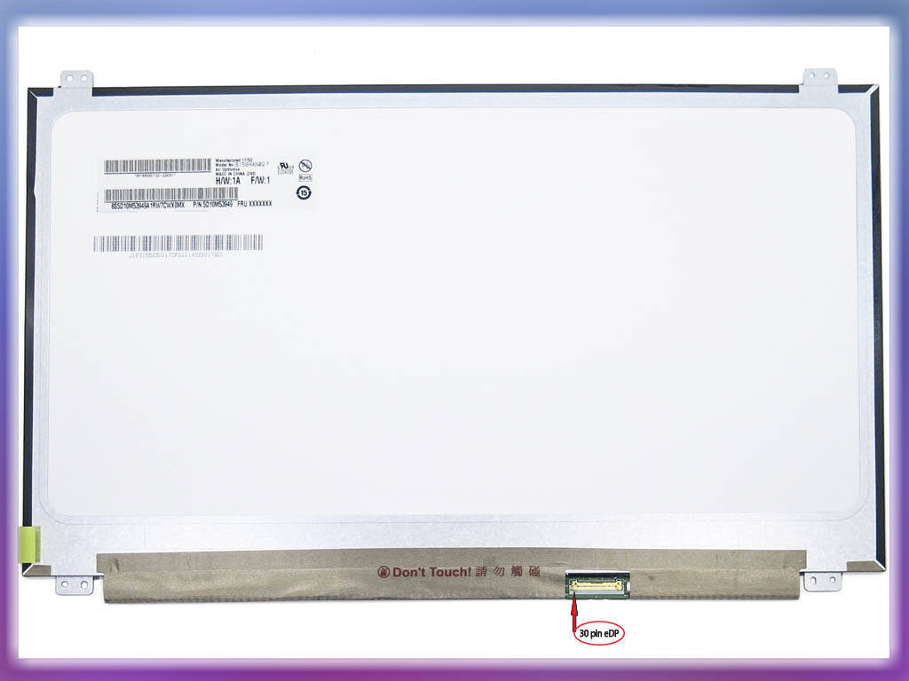 Матрица B156HAN02.1 15.6" Slim eDP (1920*1080, IPS, 350мм, 30pin, Ушки верх-низ) Матовая. (350.66*223.6*3.2)
Матрица B156HAN02.1 15.6" Slim eDP (1920*1080, IPS, 350мм, 30pin, Ушки верх-низ) Матовая. (350.66*223.6*3.2)