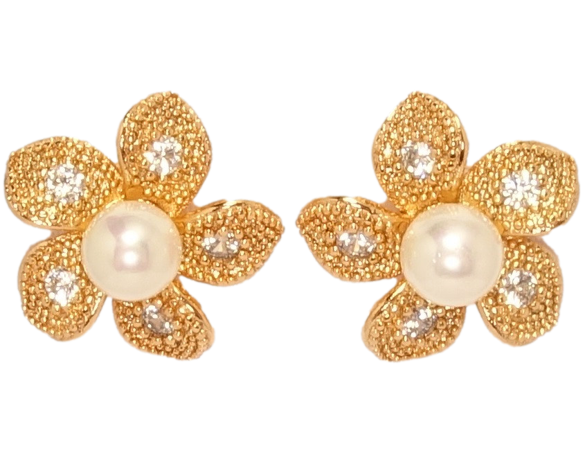 Серьги Xuping Позолота 18K гвоздики "Цветок с жемчужиной лепестки капельный узор с вставками цирконий"
Серьги Xuping Позолота 18K гвоздики "Цветок с жемчужиной лепестки капельный узор с вставками цирконий"