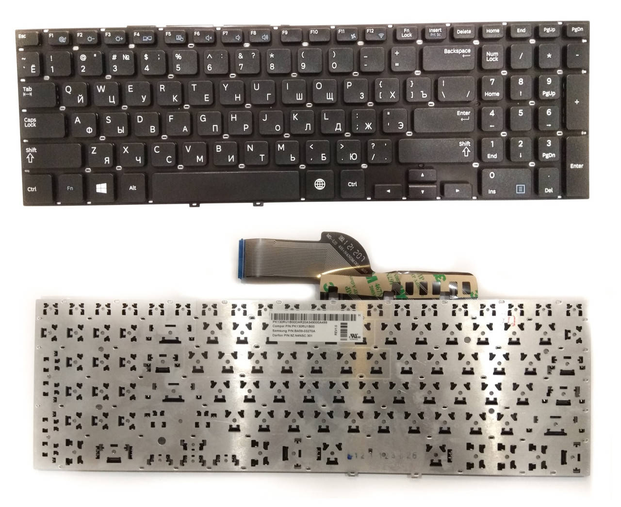 Клавиатура для ноутбука Samsung NP270, NP300E5V, NP350, NP355, NP550 RU черная новая, Черный
Клавиатура для ноутбука Samsung NP270, NP300E5V, NP350, NP355, NP550 RU черная новая, Черный
