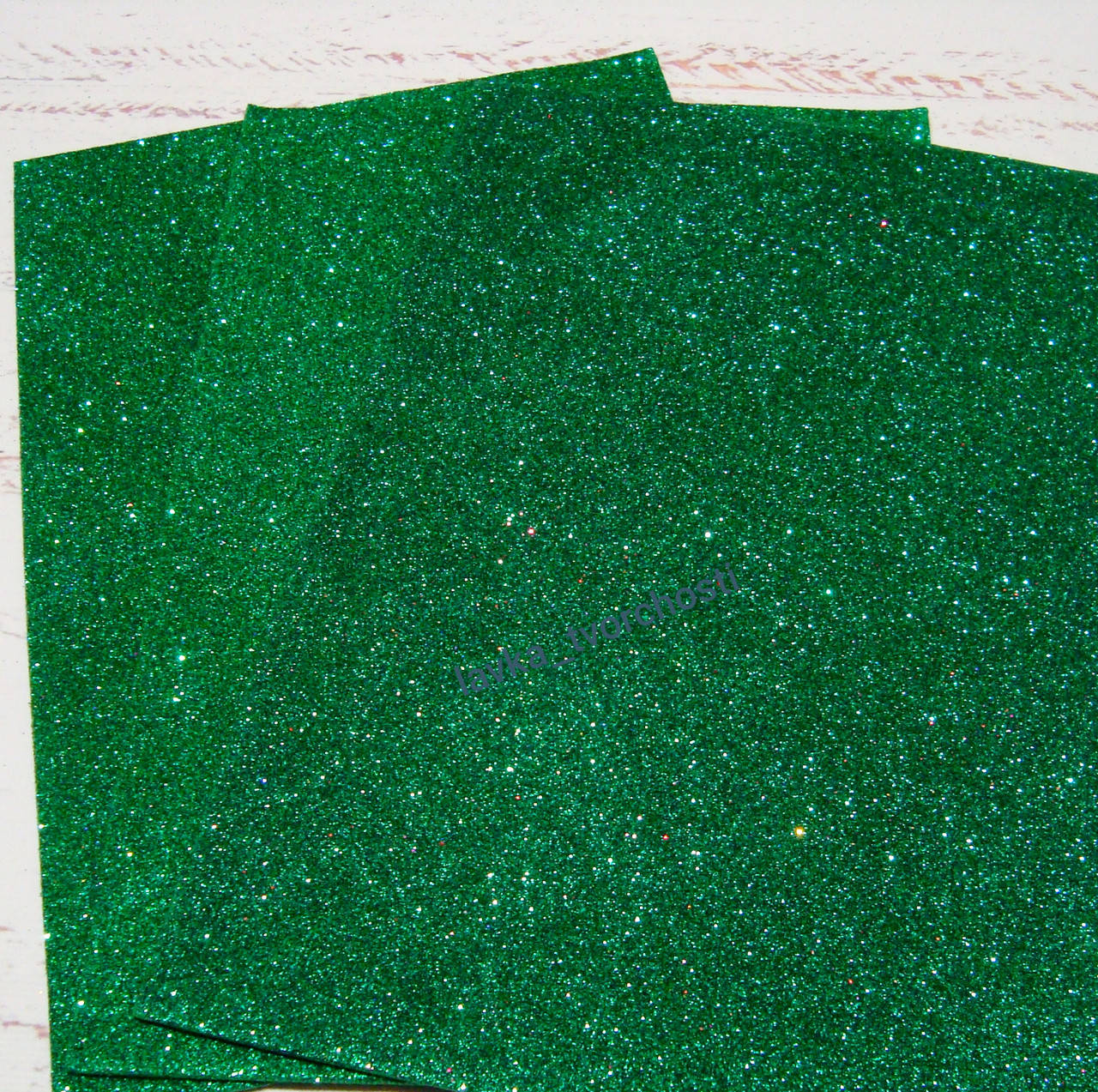 Фоаміран глітер зелений
Фоаміран глітер зелений