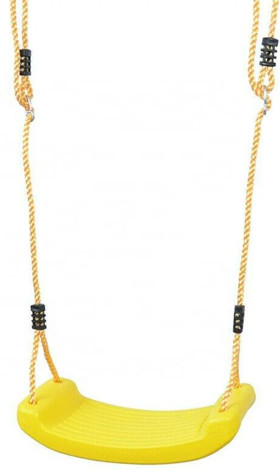 Пластиковые качели детские на веревке WCG BLOW (S) для детской площадки, дома и сада от 2 лет нагрузка 70 кг, Желтый
Пластиковые качели детские на веревке WCG BLOW (S) для детской площадки, дома и сада от 2 лет нагрузка 70 кг, Желтый