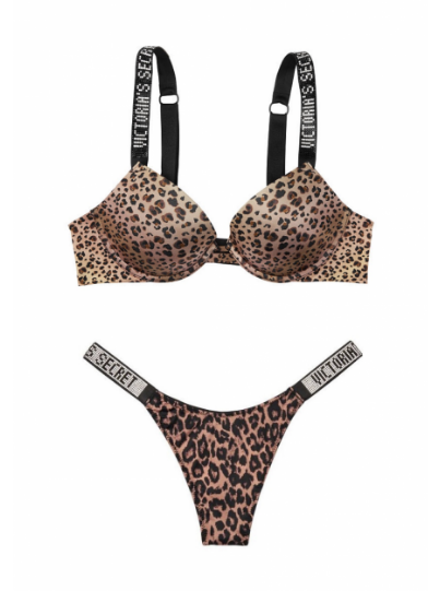 Женский комплект нижнего белья Victoria`s Secret Виктория Сикрет Модель Rhinestone со стразами лепардовый 80С, Черный
Женский комплект нижнего белья Victoria`s Secret Виктория Сикрет Модель Rhinestone со стразами лепардовый 80С, Черный