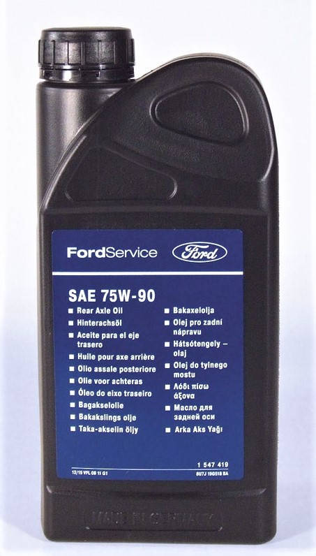 Трансмиссионное масло FORD 75W-90 1л 
Трансмиссионное масло FORD 75W-90 1л