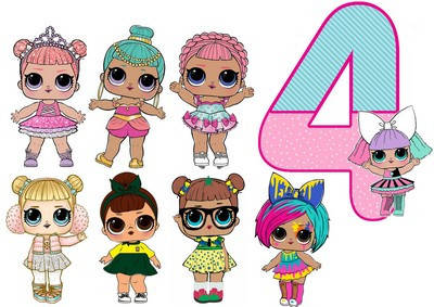 Вафельная картинка для торта, конд. изделий Куклы LOL Surprise (лист А4) 37 
Вафельная картинка для торта, конд. изделий Куклы LOL Surprise (лист А4) 37