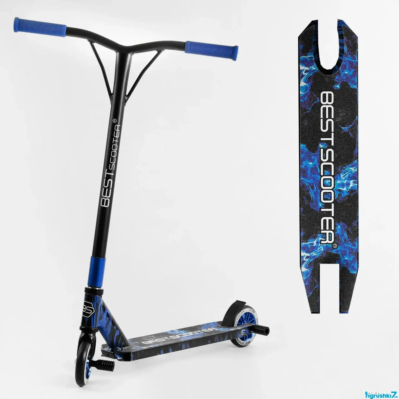 Самокат трюковий 74609 Best Scooter HIC-система, ПЕГИ, алюм. диск та дека, колеса PU, d = 110мм, ширина керма
Самокат трюковий 74609 Best Scooter HIC-система, ПЕГИ, алюм. диск та дека, колеса PU, d = 110мм, ширина керма