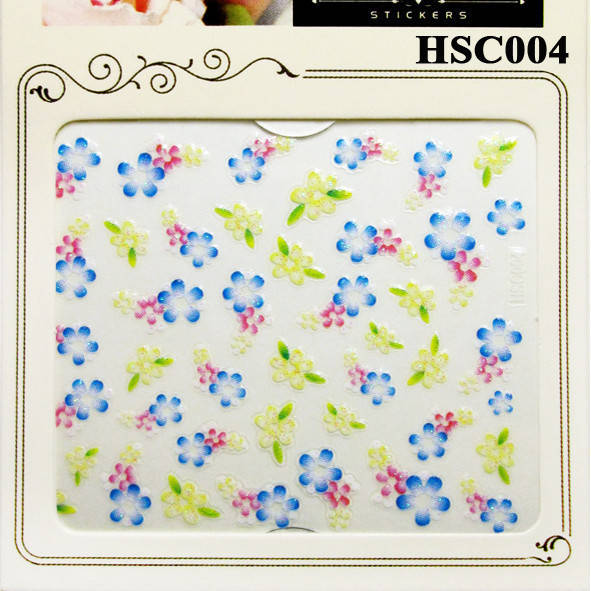 3D Наклейки для Ногтей Самоклеющиеся Nail Sticrer HSC004 Цветы Желтые, Голубые, Розовые, Слайдер Дизайн, Голубой
3D Наклейки для Ногтей Самоклеющиеся Nail Sticrer HSC004 Цветы Желтые, Голубые, Розовые, Слайдер Дизайн, Голубой