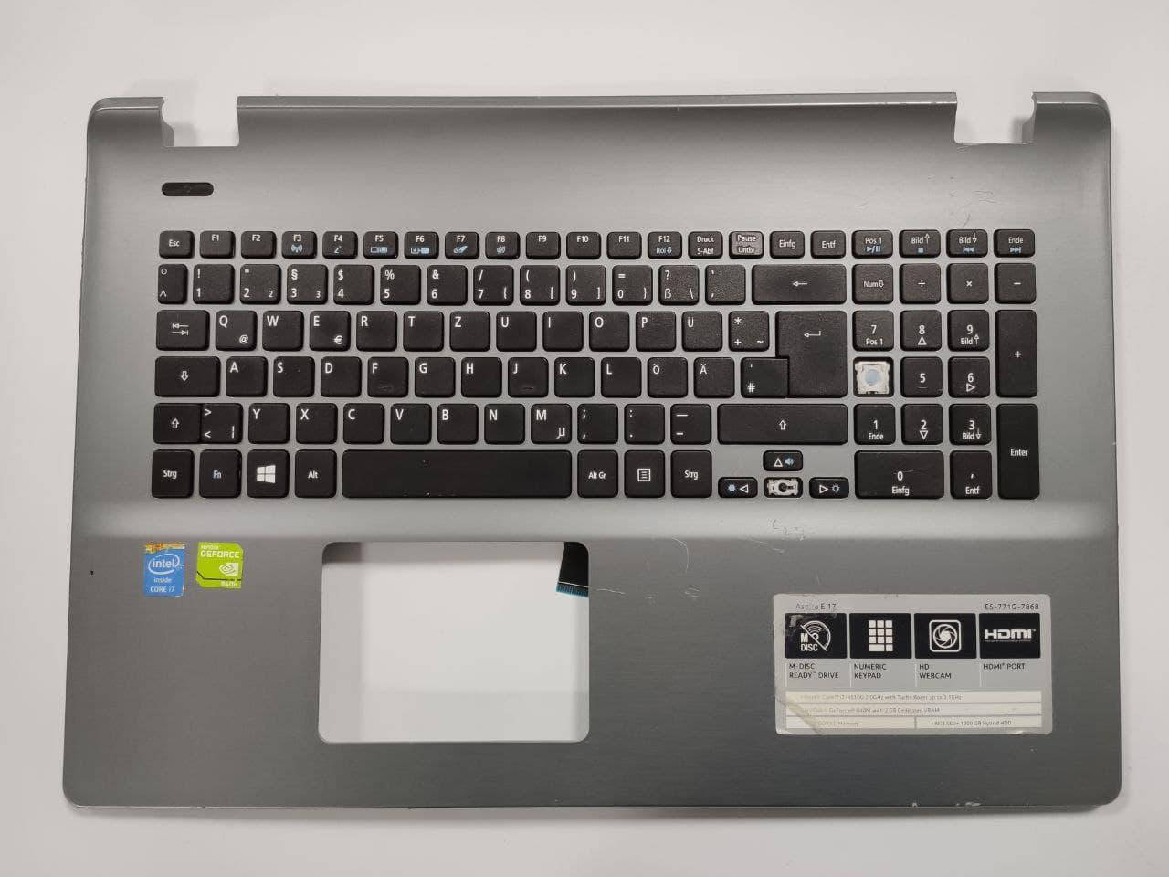 Середня частина для ноутбука Acer Aspire E17 E5-731 E5-731G E5-771 E5-771G E5-771G E5-731 17.3" EAZYW001020
Середня частина для ноутбука Acer Aspire E17 E5-731 E5-731G E5-771 E5-771G E5-771G E5-731 17.3" EAZYW001020