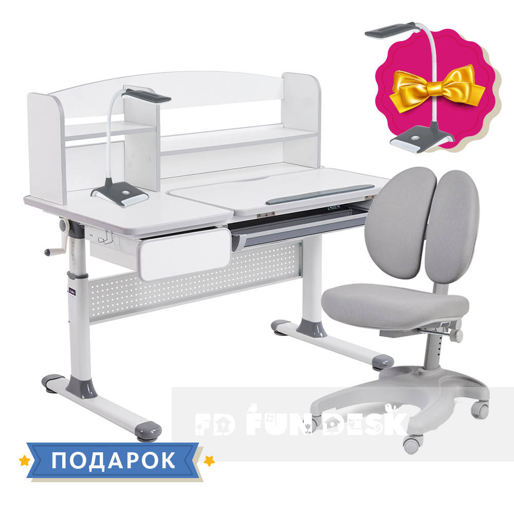Комплект для школьников парта Cubby Rimu Grey + эргономичное кресло FunDesk Solerte Grey
Комплект для школьников парта Cubby Rimu Grey + эргономичное кресло FunDesk Solerte Grey