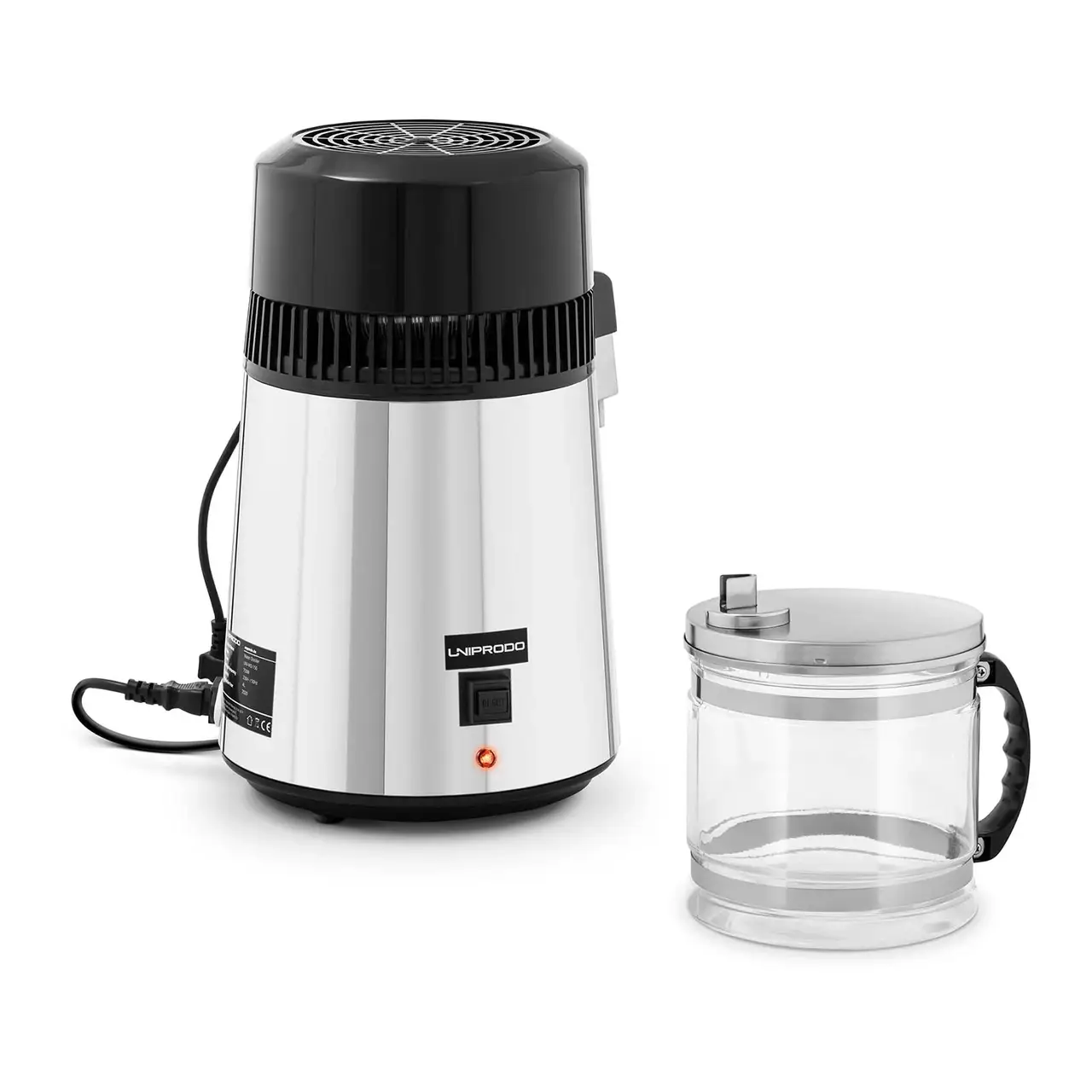 Дистикер для воды - 4 л - стеклянный кувшин Uniprodo EX10250465 Дистилляторы воды Германия
Дистикер для воды - 4 л - стеклянный кувшин Uniprodo EX10250465 Дистилляторы воды Германия