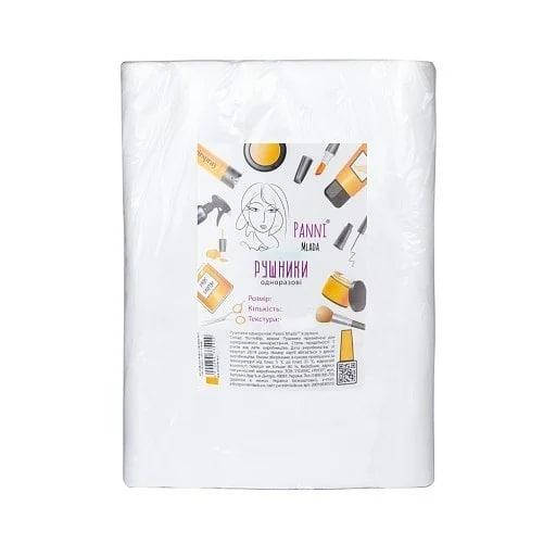 Рушники в пачці Panni Mlada™ 40х70 см (100 шт/пач) зі спанлейсу 40 г/м2 Текстура: гладка
Рушники в пачці Panni Mlada™ 40х70 см (100 шт/пач) зі спанлейсу 40 г/м2 Текстура: гладка
