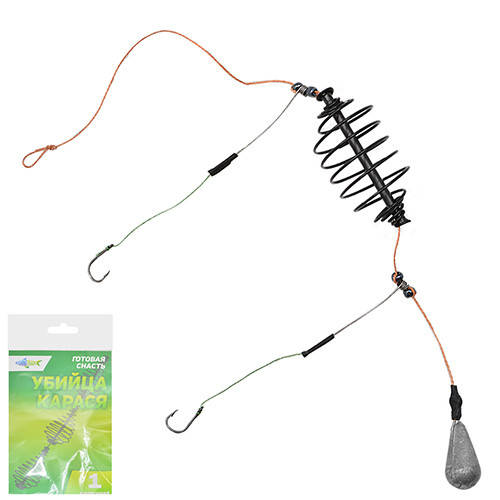 Монтаж рыболовный "Убийца карася" 1 кормушка RTK-101 (100шт)
Монтаж рыболовный "Убийца карася" 1 кормушка RTK-101 (100шт)