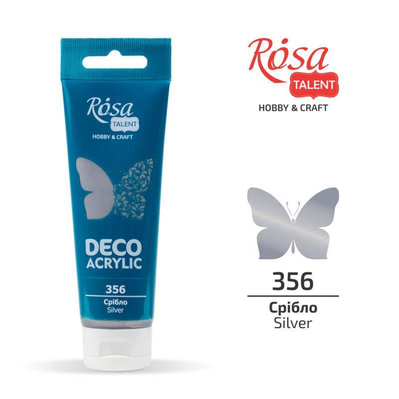 Акрил для декора, Серебро, металлик, 75 мл, ROSA Studio
Акрил для декора, Серебро, металлик, 75 мл, ROSA Studio