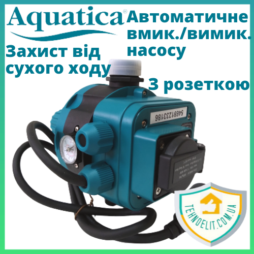 Электронная насосная автоматика для насоса и насосных станций Aquatica 779556 (DSK8.2) 1.1 кВт c розеткой
Электронная насосная автоматика для насоса и насосных станций Aquatica 779556 (DSK8.2) 1.1 кВт c розеткой