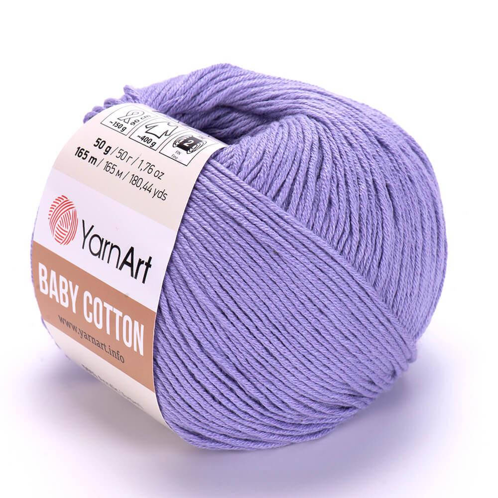 YarnArt Baby Cotton (Ярн Арт Беби Коттон) № 418 лаванда (Пряжа коттон, нитки для вязания), Сиреневый
YarnArt Baby Cotton (Ярн Арт Беби Коттон) № 418 лаванда (Пряжа коттон, нитки для вязания), Сиреневый