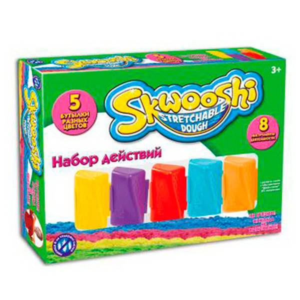 Живой песок Skwooshi ( Тянущийся песок) 7224 ,7 цветов, формочки,скалка
Живой песок Skwooshi ( Тянущийся песок) 7224 ,7 цветов, формочки,скалка