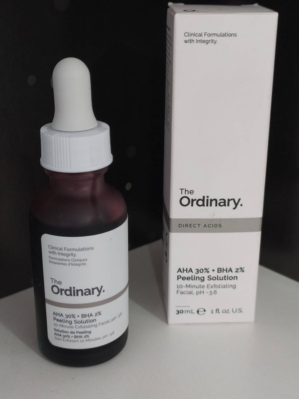 The Ordinary - AHA 30% + BHA 2% Peeling Solution - Кислотный пилинг для лица - 30 ml 10-минутный
The Ordinary - AHA 30% + BHA 2% Peeling Solution - Кислотный пилинг для лица - 30 ml 10-минутный