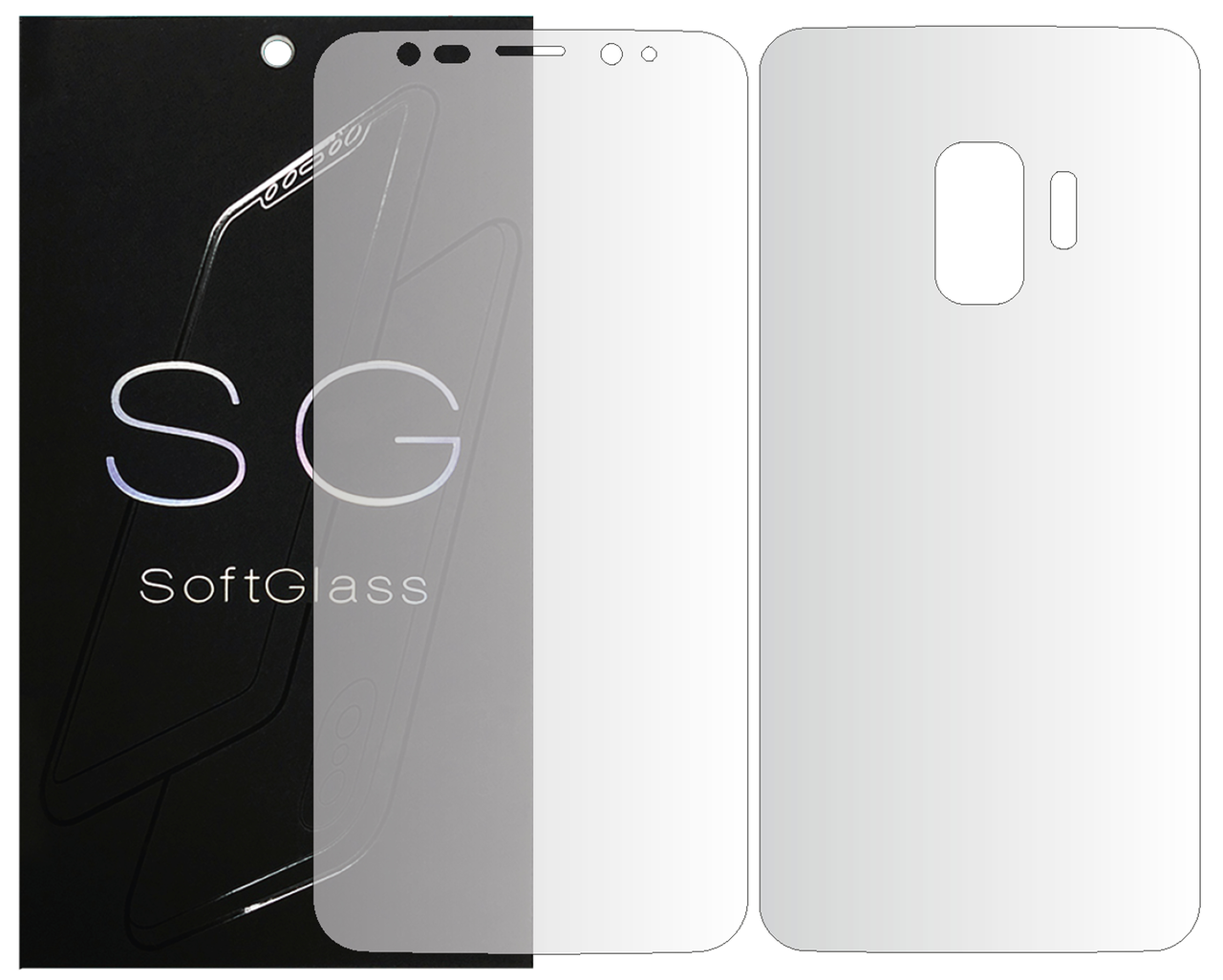 Пленка Samsung S9 G960 Комплект: для Передней и Задней панели полиуретановая SoftGlass, Прозрачный
Пленка Samsung S9 G960 Комплект: для Передней и Задней панели полиуретановая SoftGlass, Прозрачный