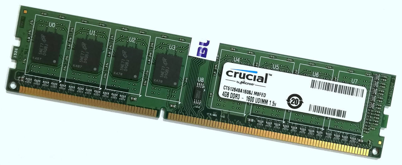 Оперативная память Crucial DDR3 4Gb 1600MHz PC3 12800U 1Rx8 CL11 (CT51264BA160BJ.M8FED) Б/У
Оперативная память Crucial DDR3 4Gb 1600MHz PC3 12800U 1Rx8 CL11 (CT51264BA160BJ.M8FED) Б/У