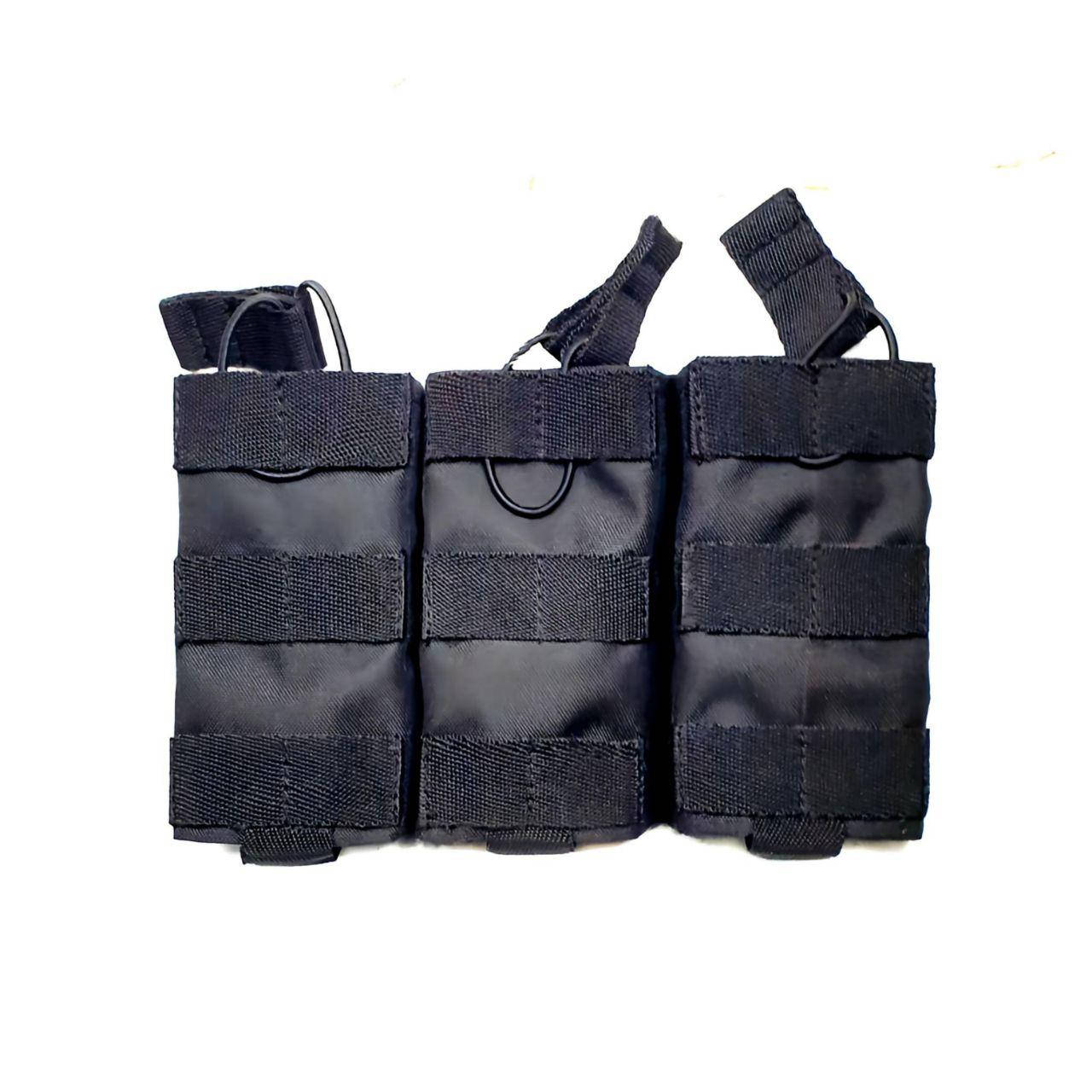 Тактический подсумок Cordura 800D на три магазина АК/М4 открытого типа из Кордуры система Molle черный тройной
Тактический подсумок Cordura 800D на три магазина АК/М4 открытого типа из Кордуры система Molle черный тройной