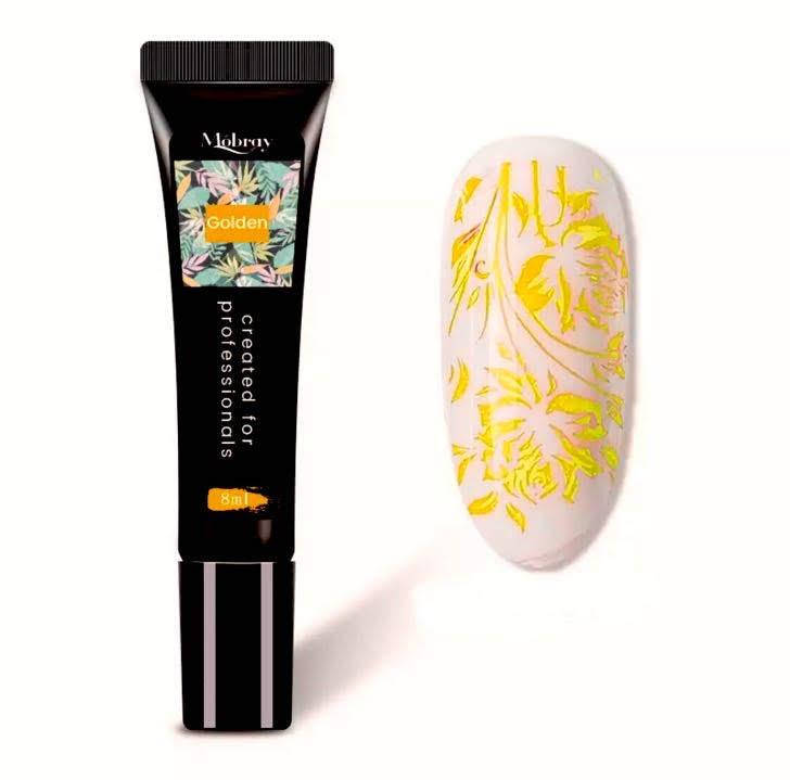 Гель - краска для стемпинга Mobray, 8 мл. Golden