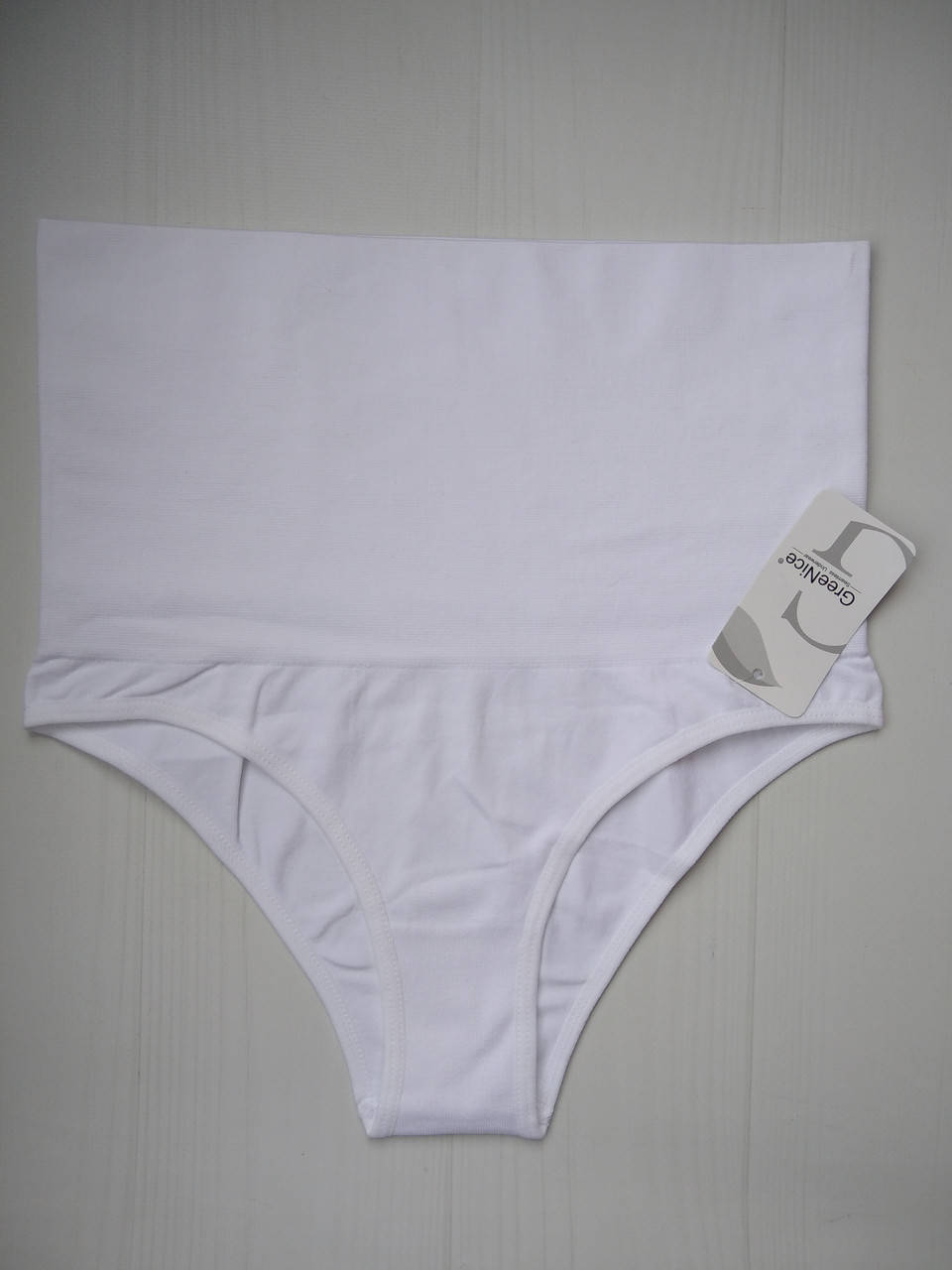 Женские трусики GreeNice с плотной утяжкой живота белый L\XL 2679 
Женские трусики GreeNice с плотной утяжкой живота белый L\XL 2679